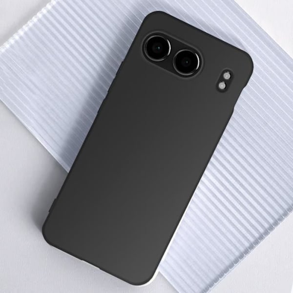 Skydd för OnePlus Nord 4 Matt Finish Mjuk Stötdämpande 3mk Svart Svart