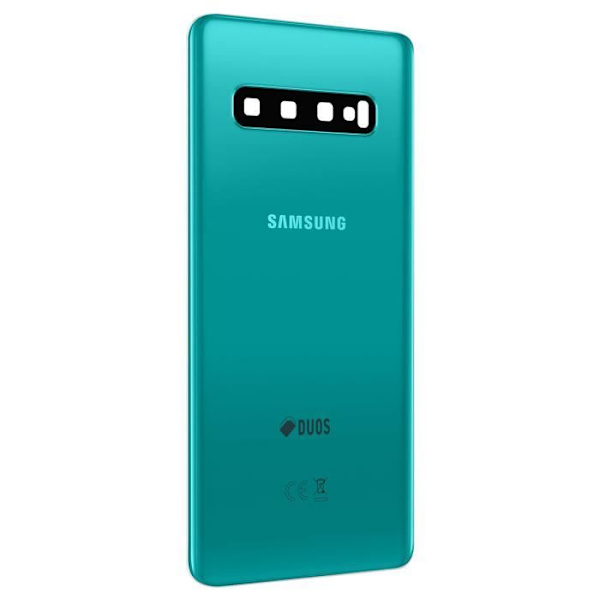 Udskiftningsglas bagtil til Samsung Galaxy S10 Green Grön