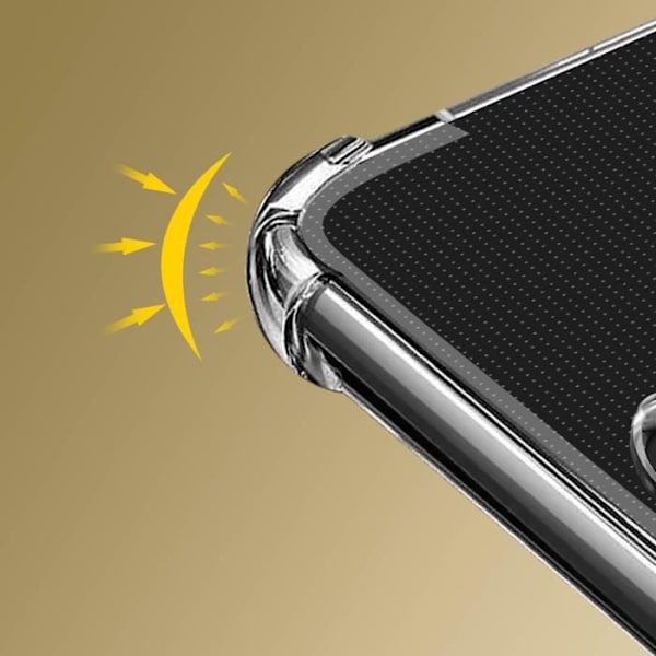 AVIZAR Skyddsfodral för Apple iPhone SE 2020 / 8 / 7 - Flexibelt silikon - Förstärkta hörn - Vit Vit
