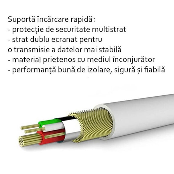 USB-mikro-USB-kaapeli, 2A, 1,5 m - Samsung - valkoinen