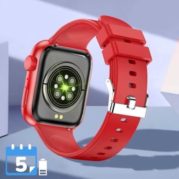 "Smartwatch med Bluetooth-opkald Kamera kontrol IGO Watch 3 Forever Rød" Röd