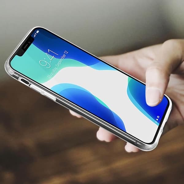 Coque - AVIZAR - iPhone 11 - Bi-matière - Skydd - Transparent Transparent