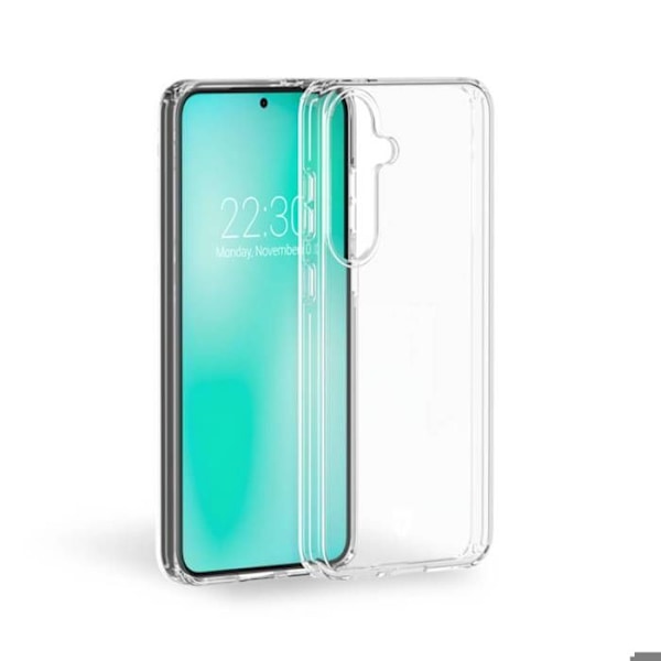 Baksida för Samsung Galaxy S25 Förstärkt 2m Force Case Transparent Vit