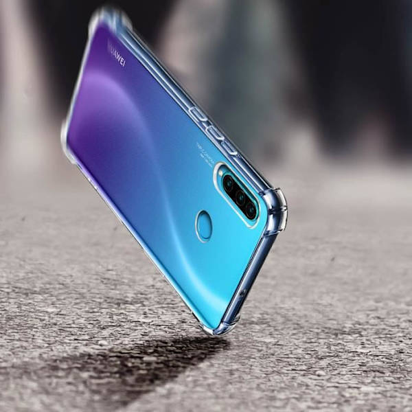 Coque - AVIZAR - Huawei P30 Lite / P30 Lite XL - Flexibelt silikongel - Förstärkta hörn - Vit Vit