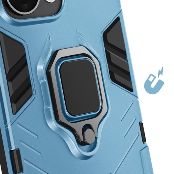 Coque för Oppo Reno 13 Pro Ring Stöd Stötresistent Blå Blå