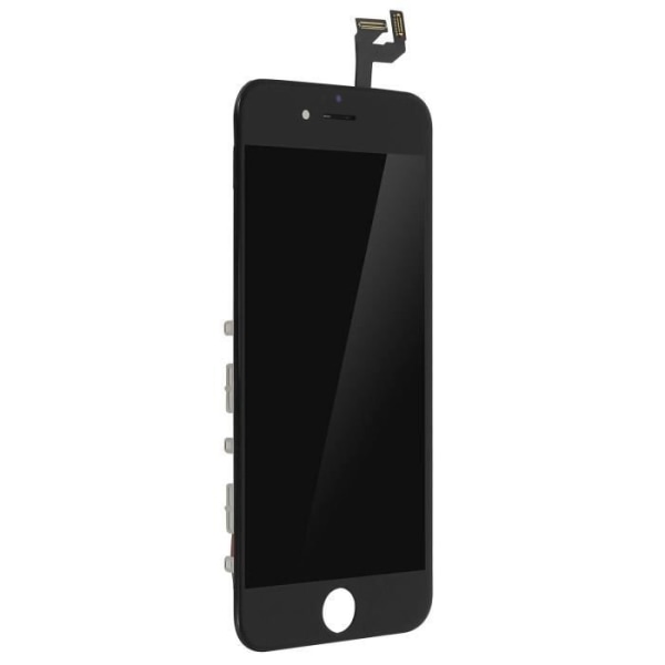 iPhone 6S LCD-skærm Touch Glas - Komplet sort skærmblok - AVIZAR Svart