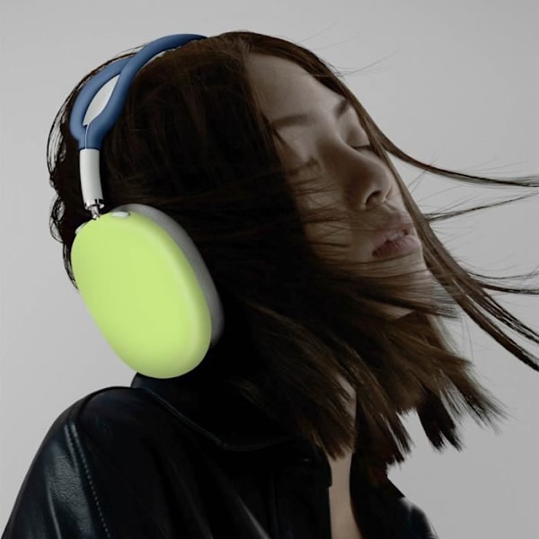 AirPods Max-fodral - AVIZAR - Mjukt silikon - Skydd för pannband - Förbättrad komfort - Anpassad design Blå