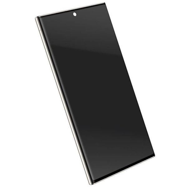 Display Soft OLED för Samsung S23 Ultra - AVIZAR - Fingerglas - Beige Chassi - Flexibelt Glas Beige