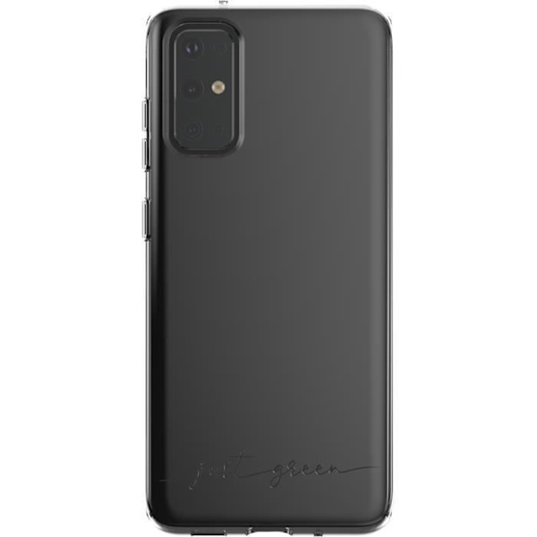 Gennemsigtigt blødt cover til Samsung Galaxy S20 Just Green