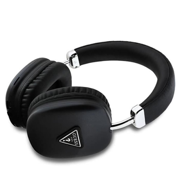 Trådløs headset - Guess - GUBHK1SATSK - Saffiano PU-læder - Autonomi 32t - Bluetooth 5.3 Svart