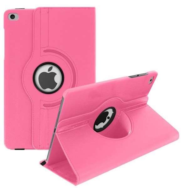 Kotelo Toiminto 360° Pyörivä jalusta vaaleanpunainen kansi iPad 2018 / 2017 9.7 ja iPad Air Pink Rosa