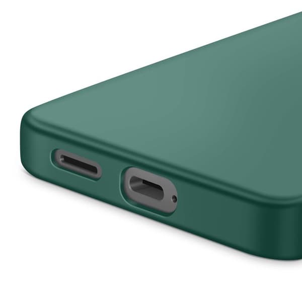Coque för Galaxy S25 Edge Soft-Touch i Semi-Rigid Grön Grön