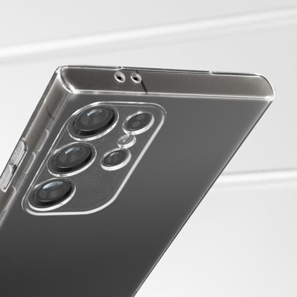 Etui til Samsung Galaxy S24 Ultra Camera Protected Silicone Thin Transparent Transparent