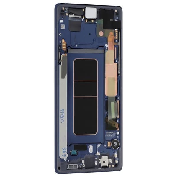 Fuld LCD-skærm - RELIFE - Samsung Galaxy Note 9 - Mørkeblå - Touchglas - Formonteret chassis Blå