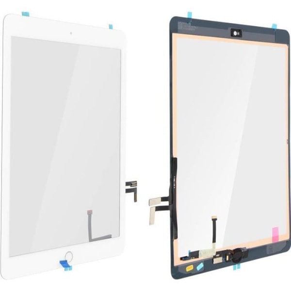 LCD-skärm iPad 9.7 2017/iPad 5 Touch Glass Ersättning vit ram