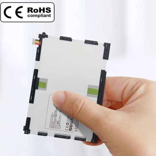 Internt batteri för Galaxy Tab A 9.7 - AVIZAR - Kapacitet 6000mAh - Litiumjon Vit