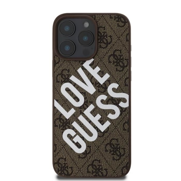 Coque beskyttelse til iPhone 16 Pro Max MagSafe Model 4G Guess Brun kastanj