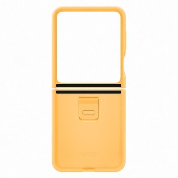 Samsung mobilfodral och skal Silikonfodral med ring Z Flip 5 Apricot Aprikos