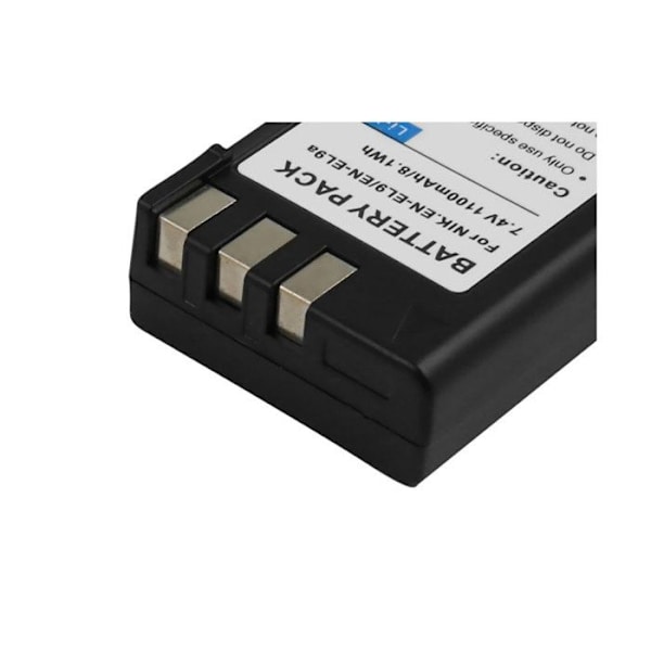 Li-ion akku 1100mAh Nikon D3000 valokuvauskameralle 7.4V yhteensopiva EN-EL9
