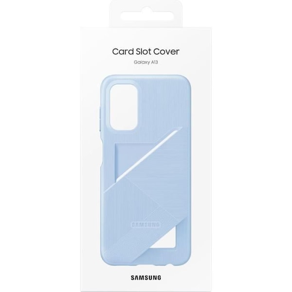 Taske til Samsung G A13 4G Soft Ultra Tynd med indbygget kortholder Arctic Blue Arctic Blue