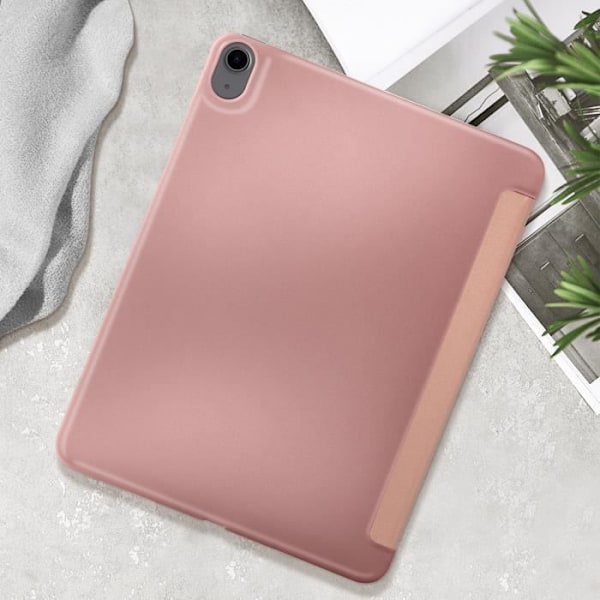 Etui til iPad Air 11 2024 Foldbar Flip Multi-position Holder Champagne Pink Rosa