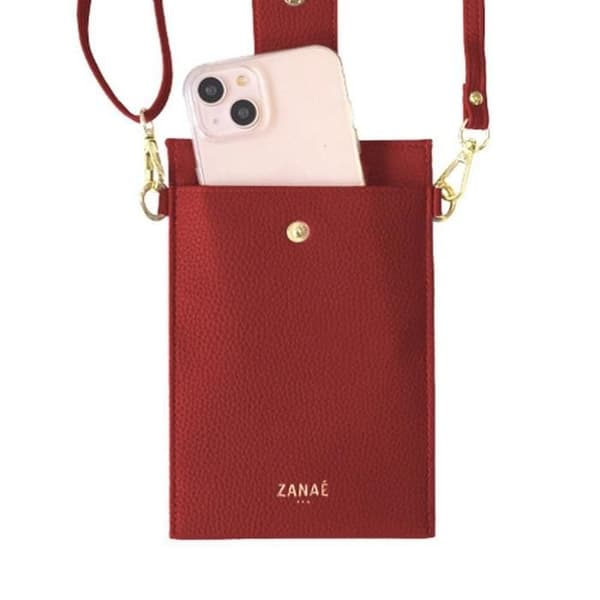 Crossbody telefonväska Afterwork Rouge