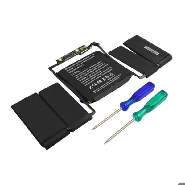 Batteri - AVIZAR - MacBook Pro 13" A1706 - 11,4V - 4314mAh - Li-Polymer Sort Svart