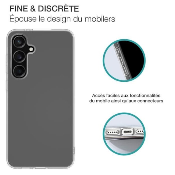 Coque - BIGBEN - Galaxy S24 FE - Flexibel - Antigulning - Transparent Transparent