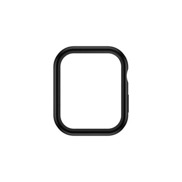 Suojakuori Apple Watch Series 10 46mm Snappie Slim Panzer Glass Musta läpinäkyvä Svart