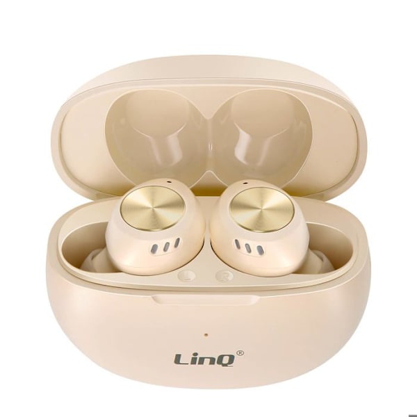Langattomat Bluetooth-kuulokkeet integroitu mikrofonilla LinQ Beige Beige