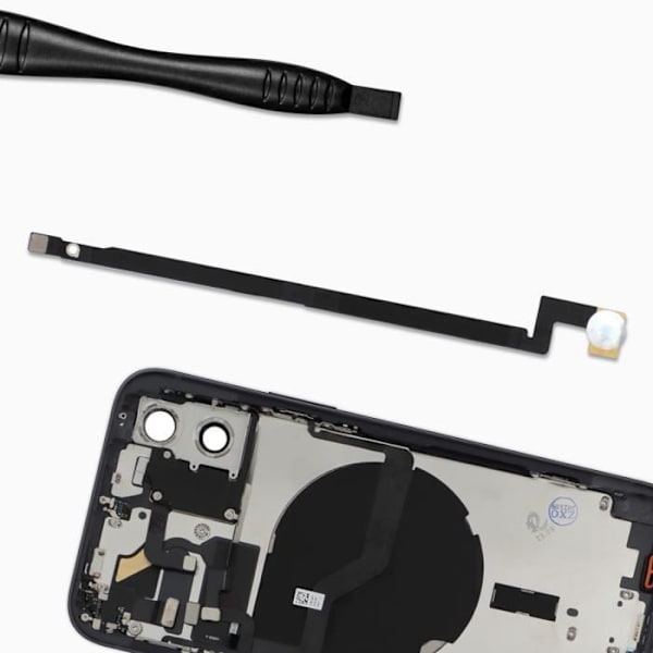 Verkkoantennikaapeli - AVIZAR - iPhone 12 ja 12 Pro - Musta - Korvaa viallisen kaapelin - Keskeytymätön verkko Svart