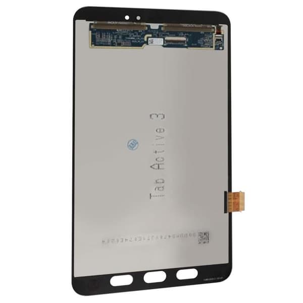 Komplet Blok - Samsung - Galaxy Tab Active 3 - LCD Skærm - Touch Glase - Sort Svart