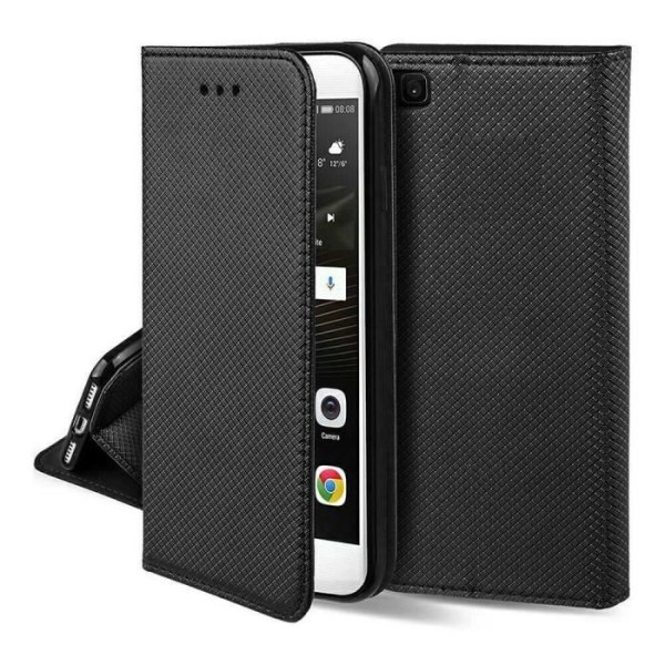Etui til Xiaomi Redmi Note 12 Pro 5G - Pung etui med magnetisk lukning Sort