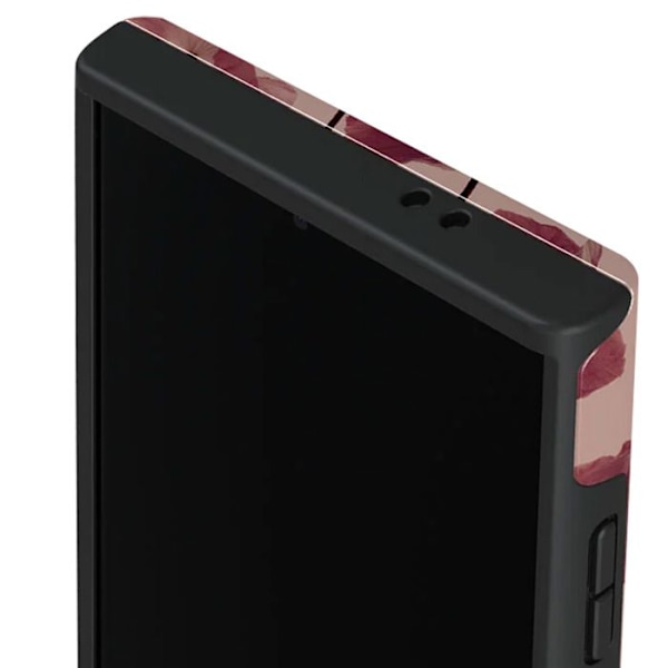 Samsung Galaxy S24 Ultra Elegantti Kuori Tender Kiss Burga Bordeaux Röd