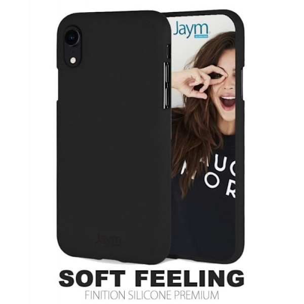 Etui - JAYM - Xiaomi Redmi Note 10 - Blødt - Sort - Premium finish - Stødmodstand Svart