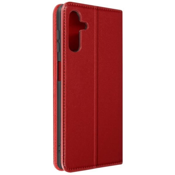 Lædercover kompatibel med Samsung Galaxy A13 5G og A04s Red Flip cover