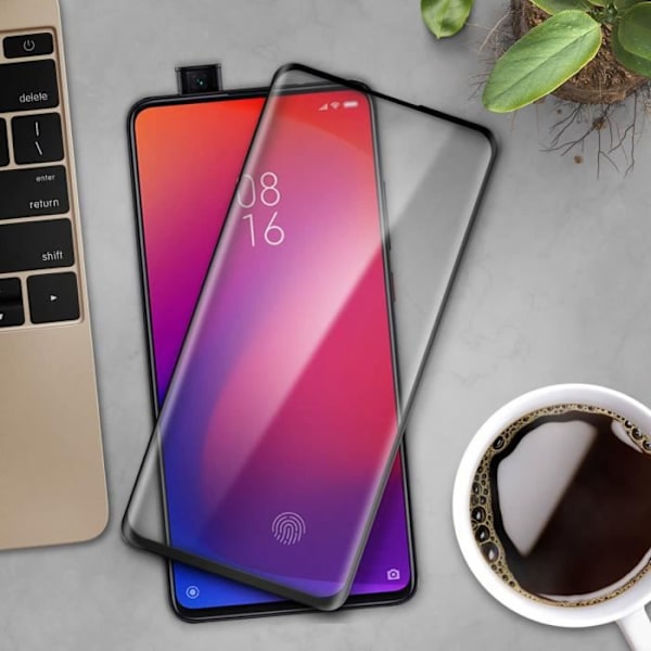 Näyttökalvo - AVIZAR - Xiaomi Mi 9T - Karkaistu lasi - Erittäin ohut - Naarmuuntumaton Svart