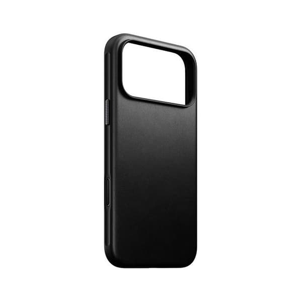 Coque - NOMAD - iPhone 17 Pro Max - Full-grain läder - Robust skydd - Kompatibel med MagSafe Svart