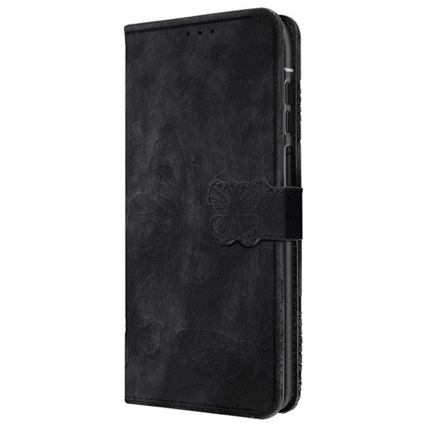 Fjärilsfodral för Samsung Galaxy A26 Plånbok och Videostöd Svart Svart