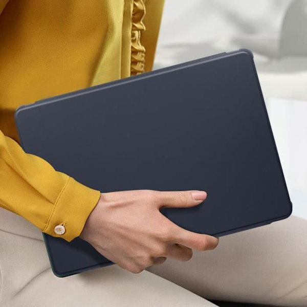 Skal till Samsung Galaxy Tab S9 FE Plus - AVIZAR - 360° roterande stativ - midnattsblå Blå