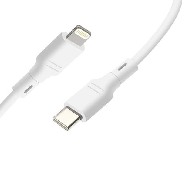 Lataus- ja synkronointikaapeli - Blue Star - USB C Lightningiin - 27W - 1 metri - Valkoinen Vit