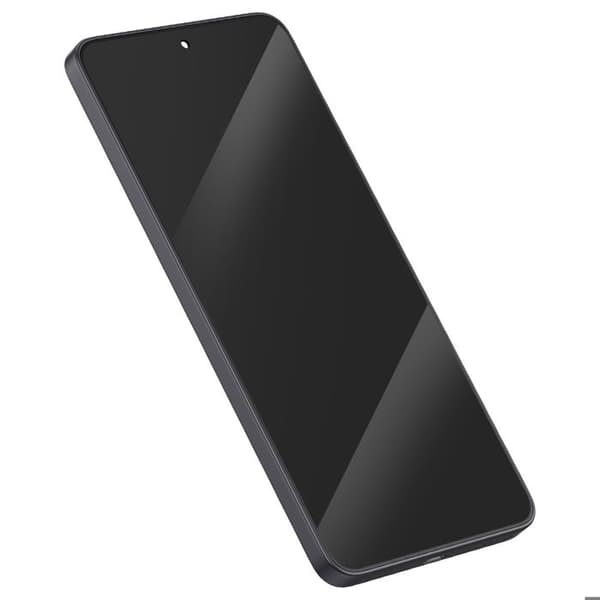 Fuldskærm til Xiaomi Redmi Note 14 5G OLED-panel med glas og sort chassis Svart