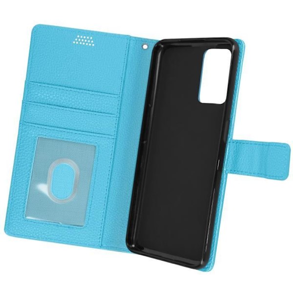Cover Realme 9i, Oppo A76 och Oppo A96 Flip Wallet Video Stand blå blå