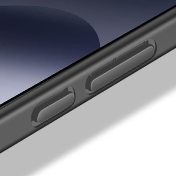 Coque för Xiaomi Redmi Note 14 4G Silikon Läderstruktur Svart Svart