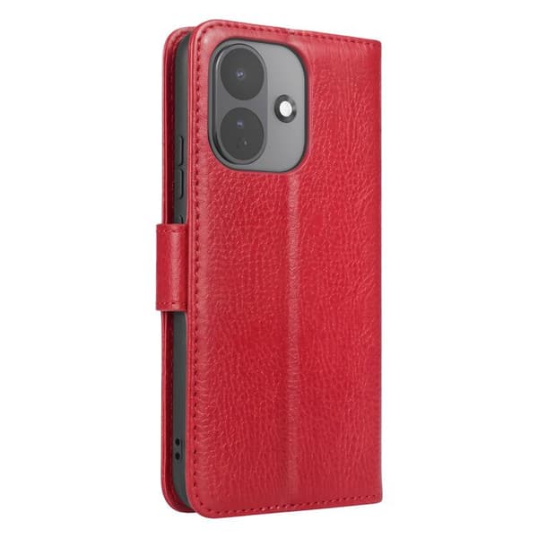 Plånboksfodral för Redmi Note 17 Pro med textur och stöd Zanaé Röd Röd