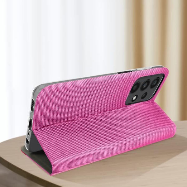 Fodral kompatibelt med Samsung A23 5G och M23 5G rosa tygfodral