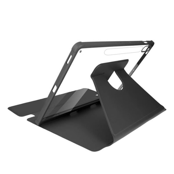 Skal - AVIZAR - Samsung Galaxy Tab S9 FE Plus - 360° Roterande Stativ - Svart Svart
