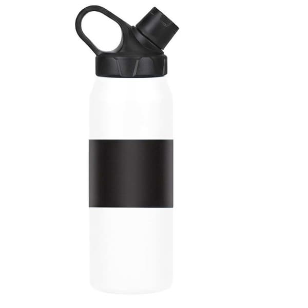 Sporttermometer 950 ml i Rostfritt Stål Modern Design Vit Vit Vit