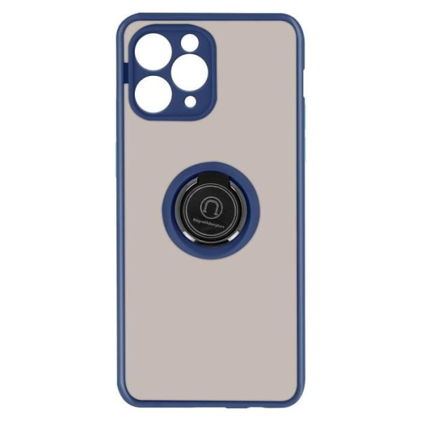Skyddsskal - IPhone - 11 Pro - Bi-material - Hållring - Mörkblå Midnattsblå
