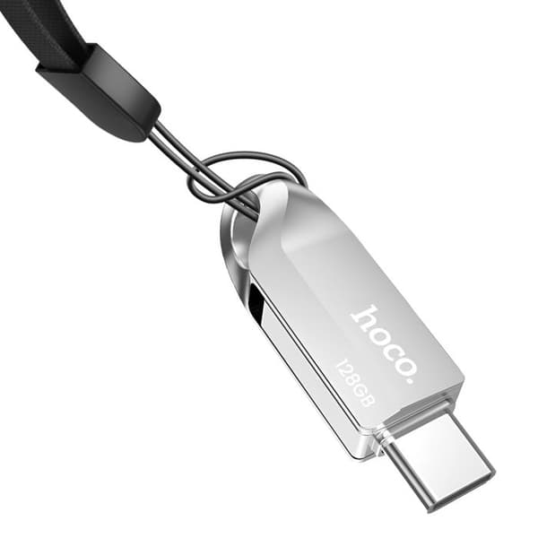 USB 3.0 / USB-C 128 GB med Hurtig Hastighed op til 150 MB/s Hoko Sølv